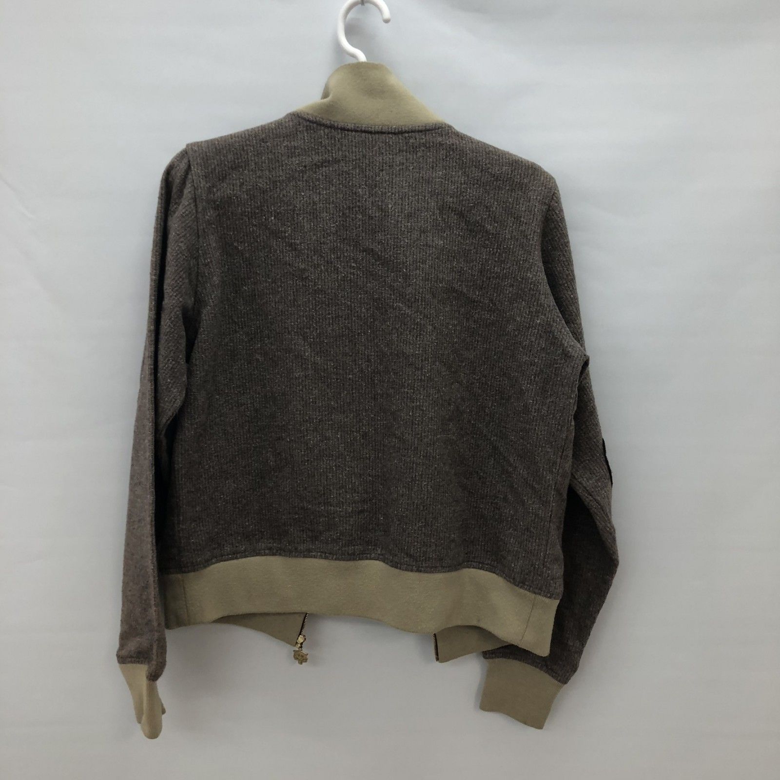 Onitsuka Tiger - 【Onitsuka Tiger】オニツカタイガー パーカー フルジップパーカー 長袖 L 茶系 エルボーパッチ Onitsuka Tiger】オニツカタイガー パーカー フルジップパーカー