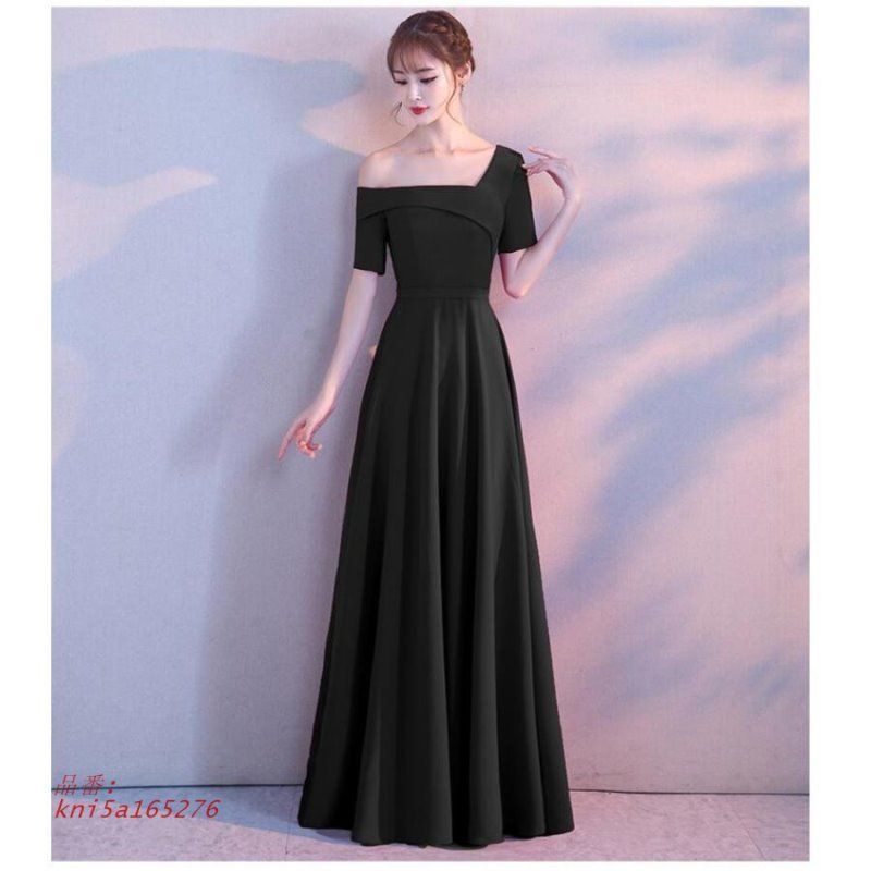 ロングドレス 上品 袖あり ウエディングドレス 二次会 Aラインドレス 花嫁 ブライダルドレス 披露宴 結婚式 演奏会 パーディードレス kni5a165276