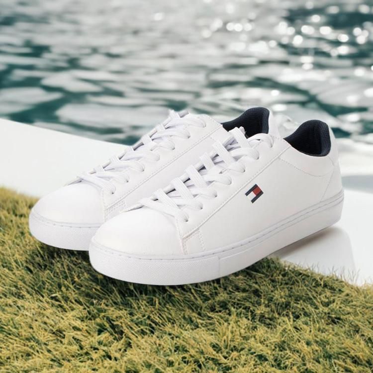 TOMMY HILFIGER トミーヒルフィガー レザースニーカー ローカット tm 