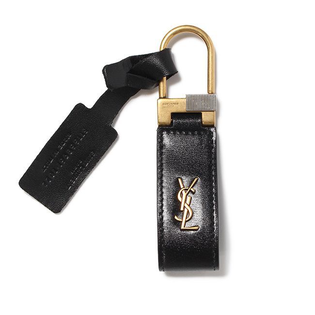 新品未使用】 SAINT LAURENT サンローラン キーリング TINY CASSANDRE