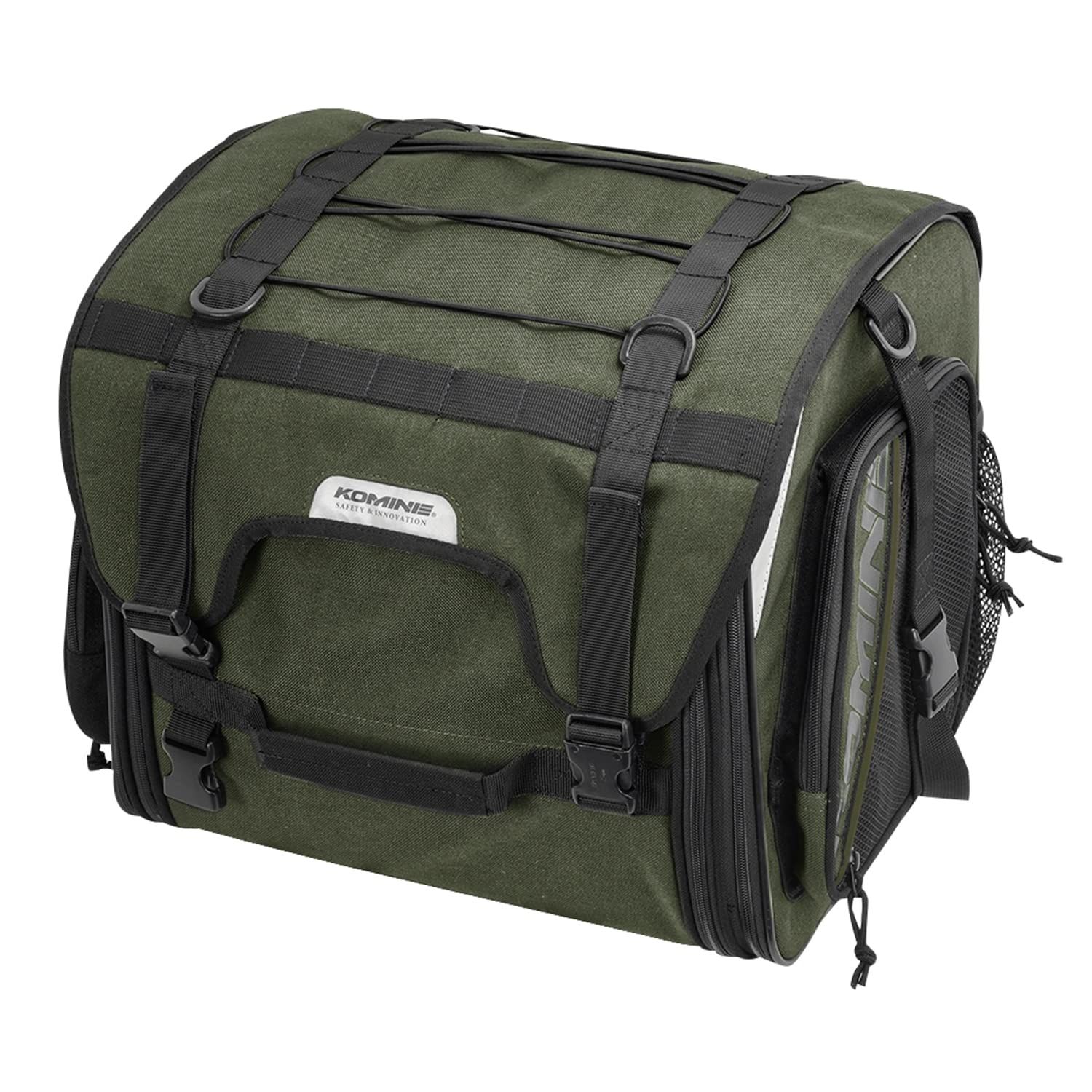 コミネ KOMINE バイク用 SA-241 ジャーニーシートバッグ Olive Free