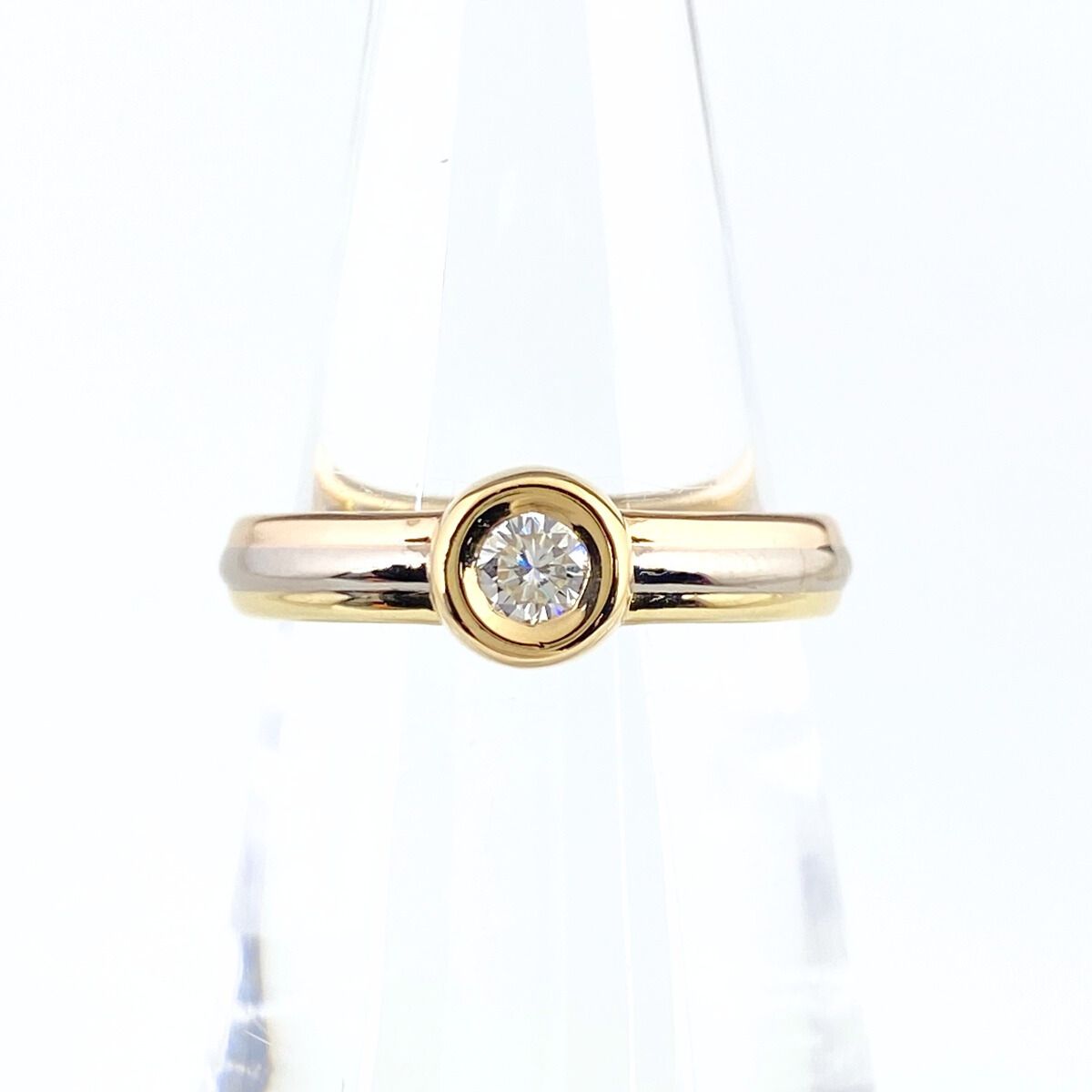 カルティエ CARTIER モノストーン リング YG イエローゴールド