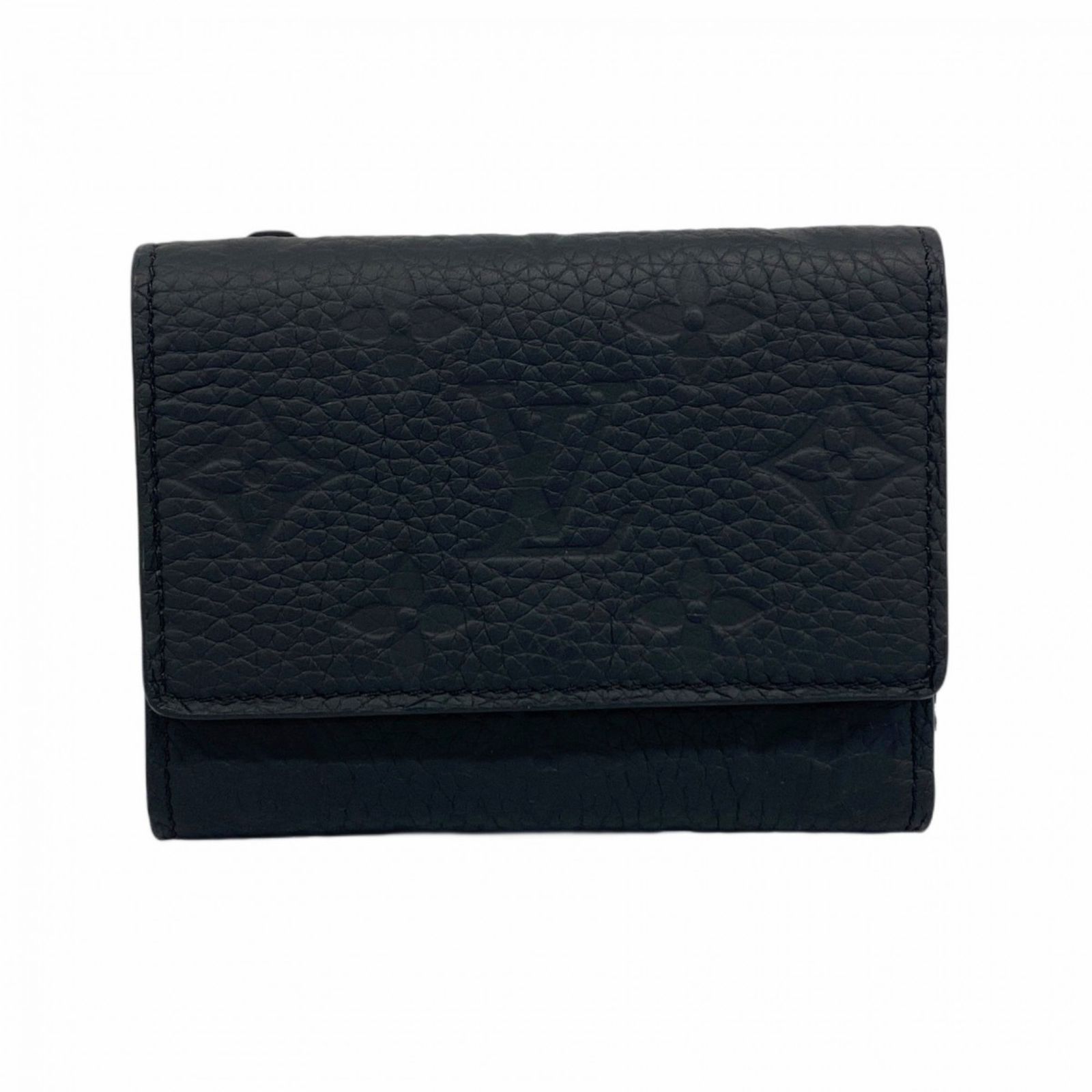 ルイ ヴィトン Louis Vuitton ルイ ヴィトン 三つ折り財布 モノグラム トリヨン ポルトフォイユパイロット M82556 ノワールメンズ