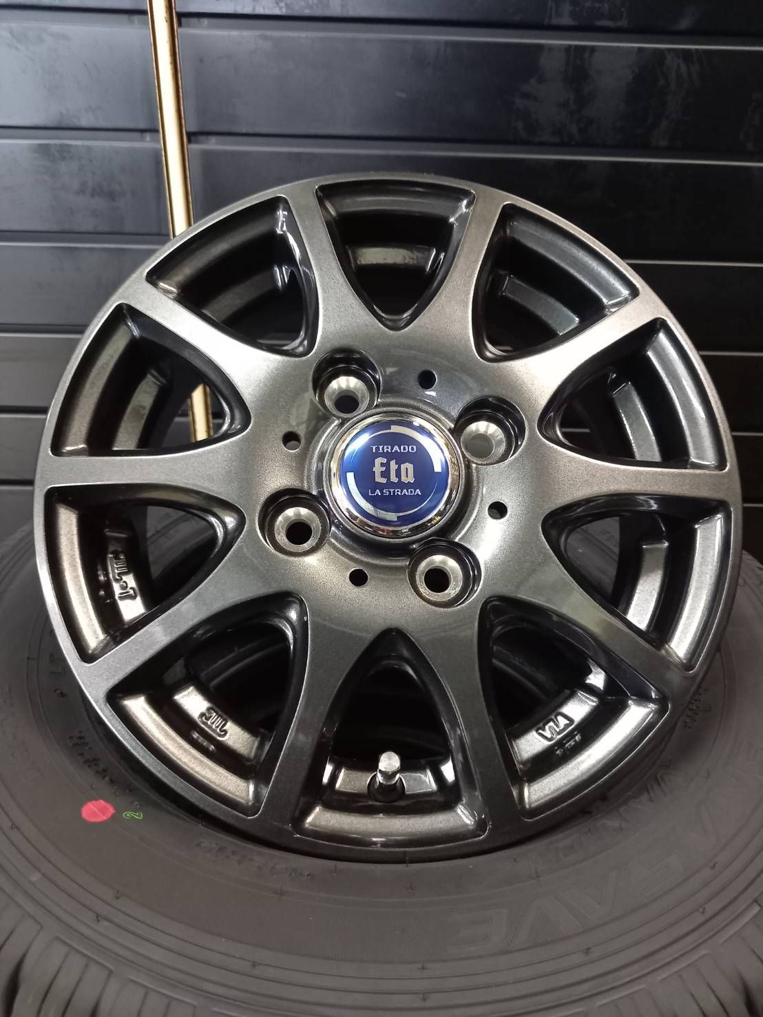 製 ダンロップ エナセーブ VAN01 145R12 8PR TIRADO ETA 4本 49800円 ラジアルタイヤ アルミホイール 4本SET 145 80R12 86 84相当