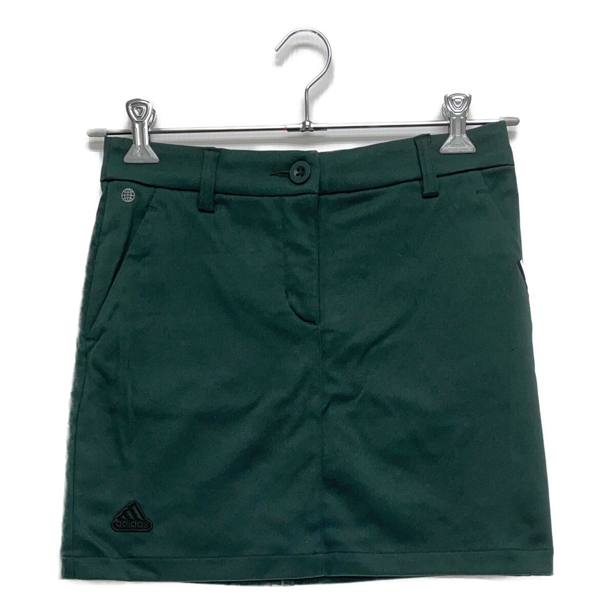 中古 レディース アディダスゴルフ adidas GOLF スカート M 緑 グリーン シンプル