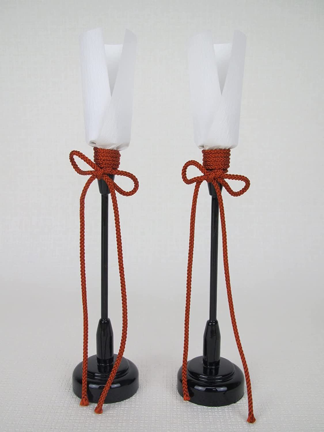 ひな人形部品売り 木製ぼんぼり 「油灯」雪洞 雛人形 道具 24cm - 弓戸