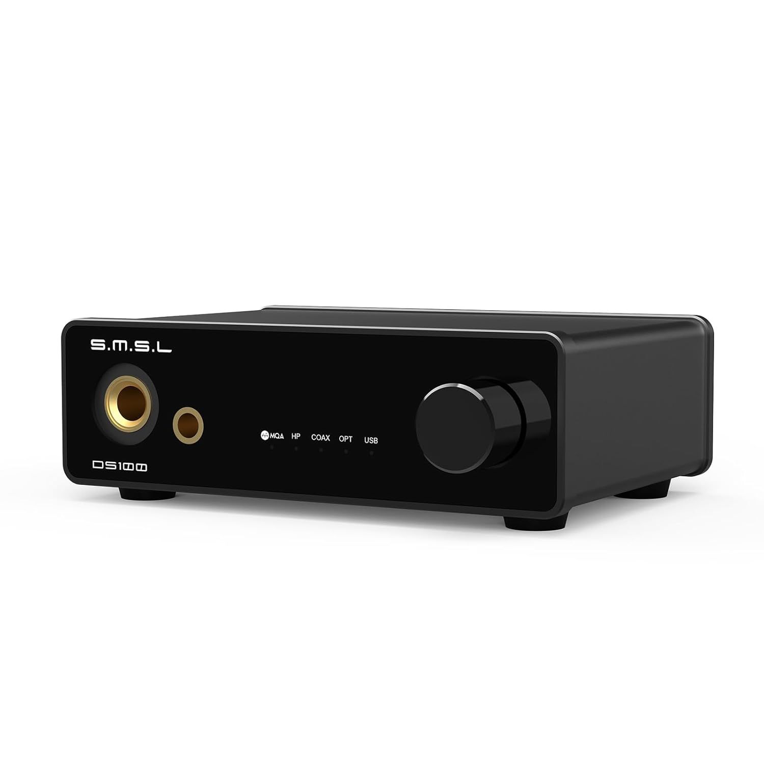S.M.S.L DS100 USB MQA DAC CS43131 チップ搭載 6.35mm - 4.4mm ヘッドホンアンプ MQA MQA-CD XMOS XU-316 32bit|768kHz DSD256 USB|光|同軸入力 オーディオ