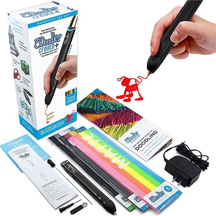3Doodler 互換品 Create + スリードゥードラー 国内正規品 3Dペン 立体 お絵かき アートペン(ブラック)