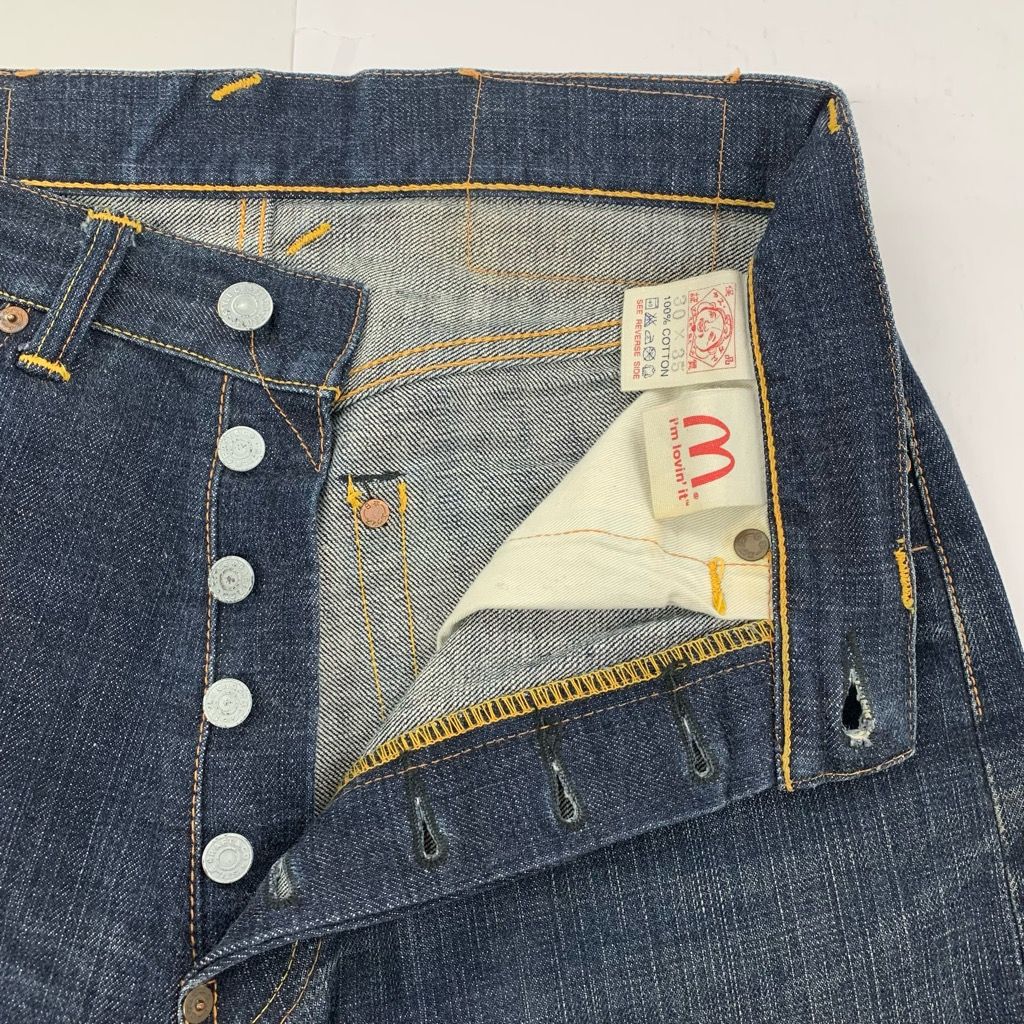 EVISU McDonald's Lot.2165 コラボ ジーンズ W30 L35 エヴィス