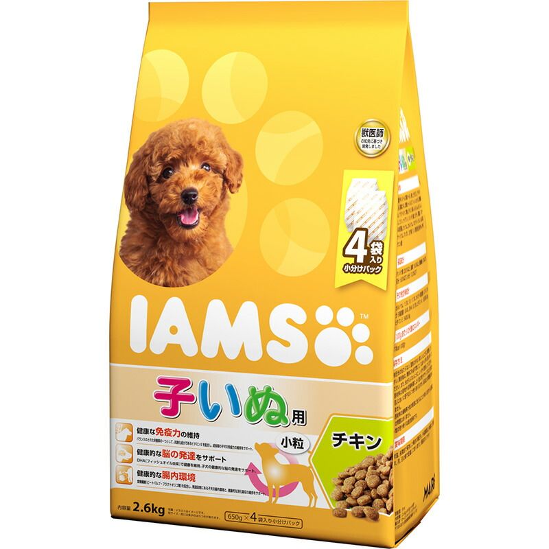 まとめ買い）マース アイムス 12か月までの子いぬ用 チキン 小粒