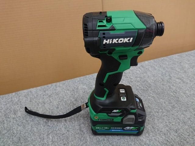 ハイコーキ コードレスインパクトドライバ WH36DD アグレッシブグリーン マルチボルト 電池付