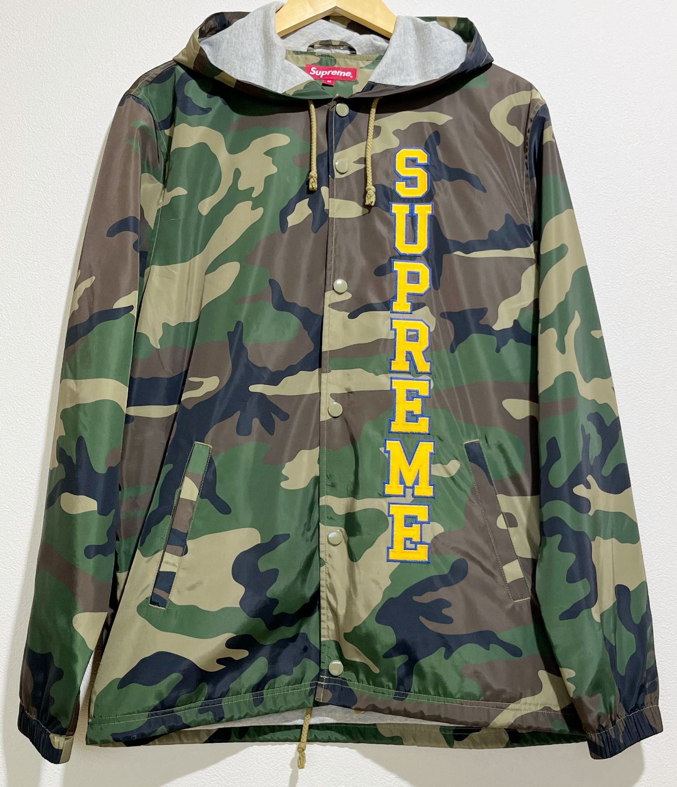 Supreme／ シュプリーム 17SS Vertical Logo Hooded Coaches jacket