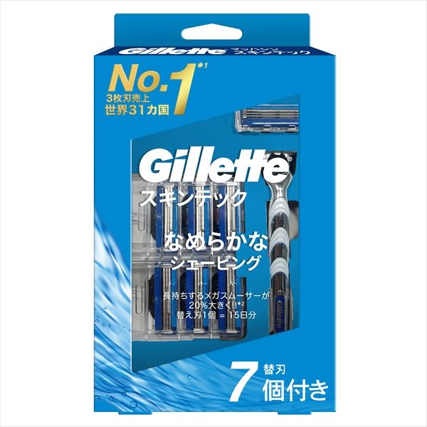 ジレットマッハシンスキンテック6Bホルダー付き