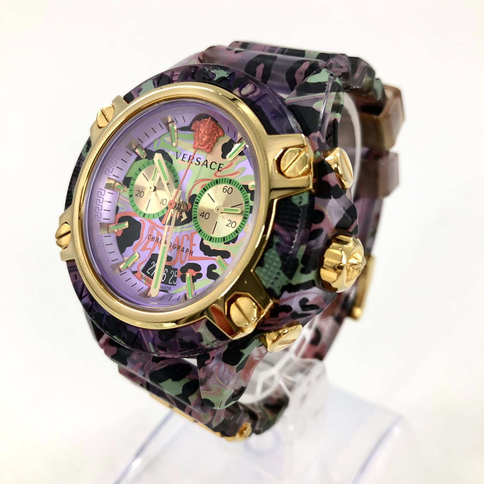ヴェルサーチ　非売品 VERSACE(ヴェルサーチ) 胸ポケット半袖ポロシャツ A71787