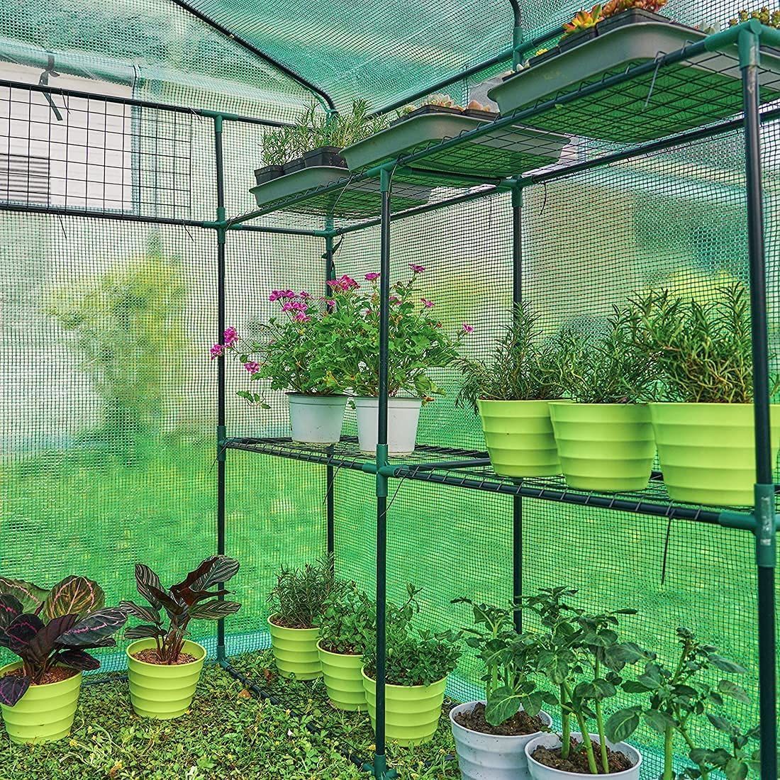 家庭菜園 PE素材 ビニールハウス 温室 ガーデニング 耐水性 多肉植物