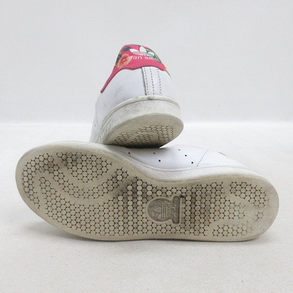 G■【24cm】アディダス/adidas スタンスミス/フラワー柄  S75564■白ピンク/LADIES/29【中古】■