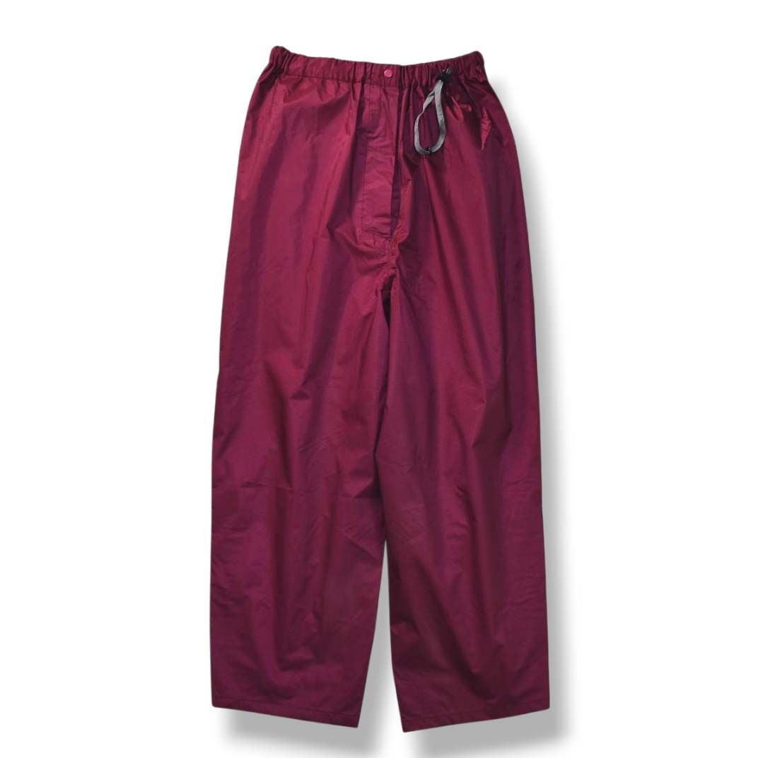 日本製 モンベル montbell ゴアテックス GORE－TEX ウィンド パンツ リップストップ ナイロン ジップアップ M パープル アウトドア タウンユース レジャー レイン ウェア レディース ♪