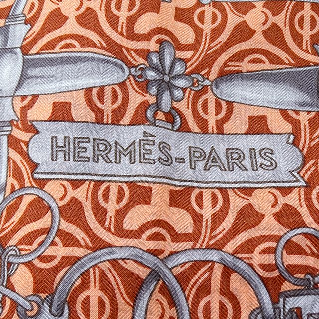 エルメス HERMES スカーフ カレ 140 MORS ET GOURMETTES レディース