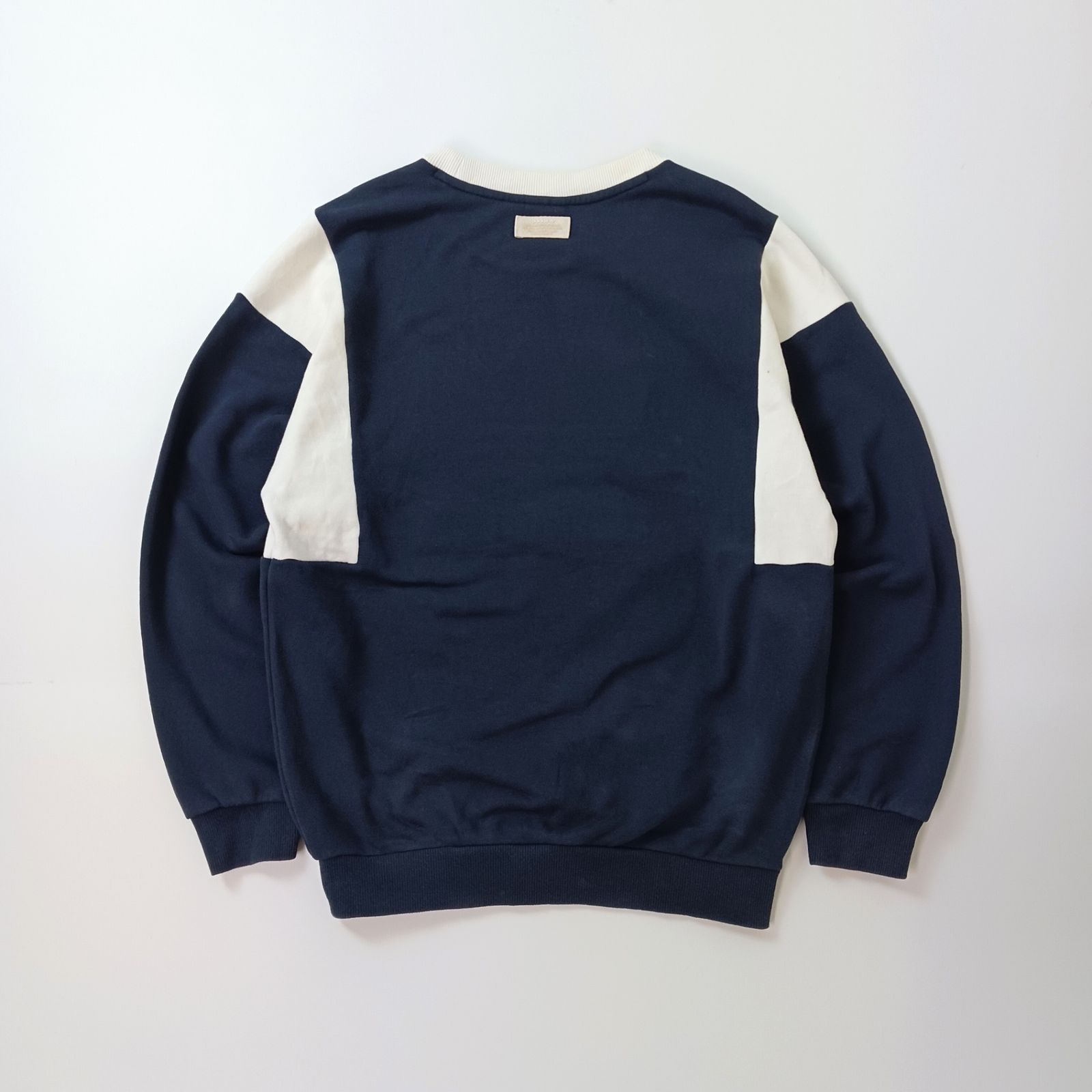 adidasトレーナー 古着 90s USA製 adidas BIG トレフォイル 刺しゅう ラグラン
