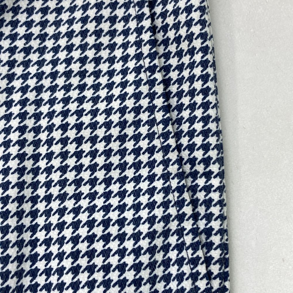 サイズ：l CALLAWAY キャロウェイ ストレッチパンツ 千鳥柄 ネイビー系