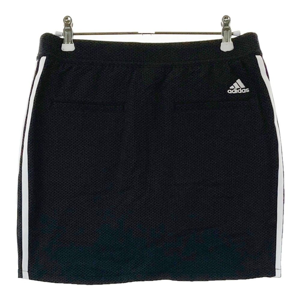 サイズ：S ADIDAS GOLF アディダスゴルフ GM3784 インナー付スカート スリーストライプ  ブラック系 [240101396570] ゴルフウェア レディース ストスト サイズ：OT ADIDAS GOLF アディダスゴルフ GM3784 メッシュ