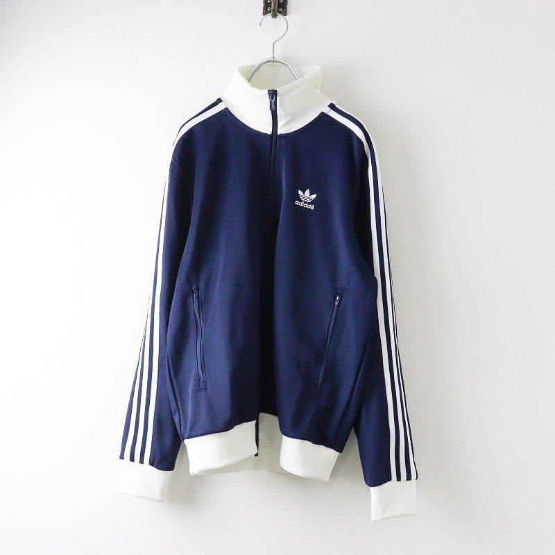 美品 アディダスオリジナルス adidas originals アディカラー クラシック トラックトップ ジャージ M＼ネイビー メンズ【2400014600704】