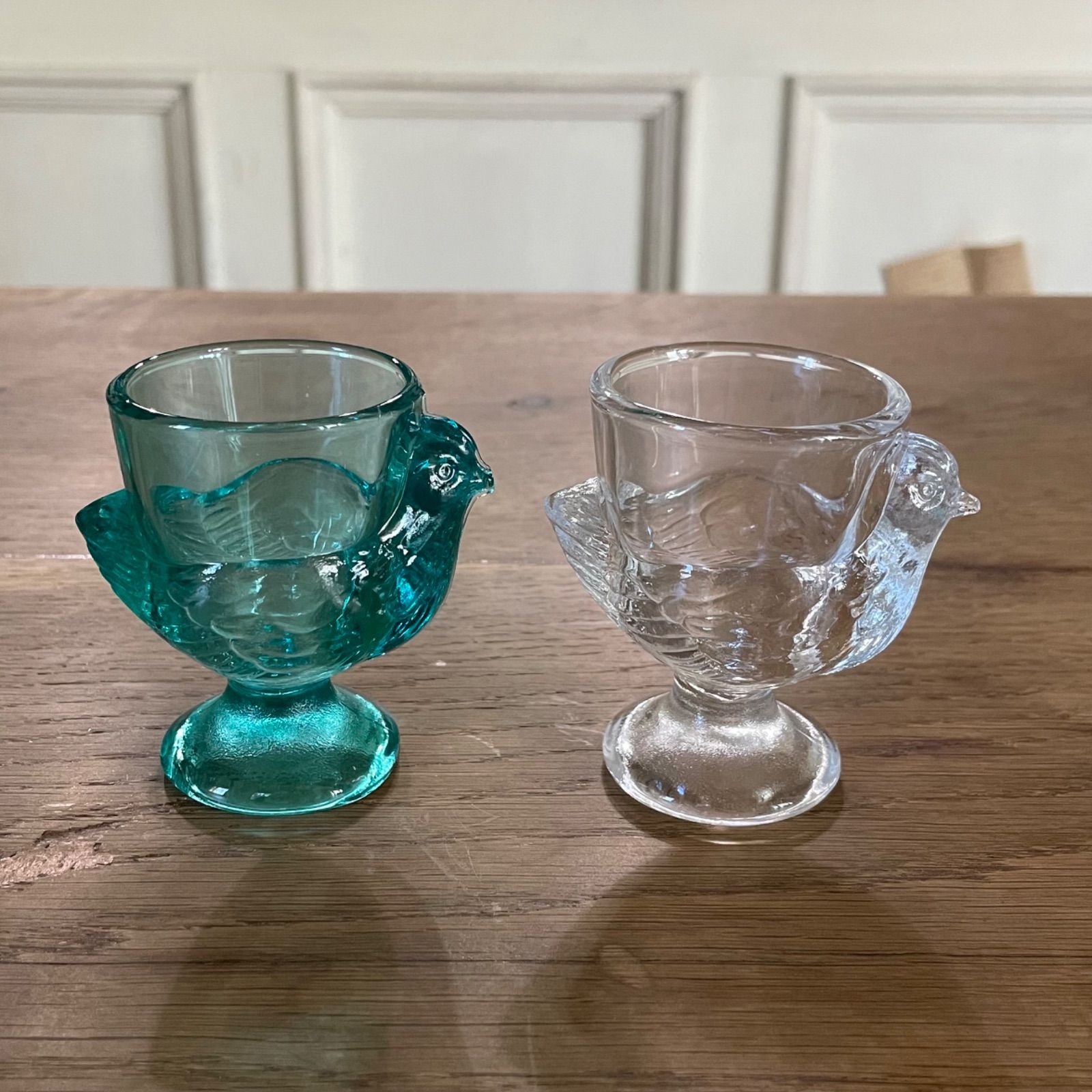 フランス アンティーク エッグスタンド2個セット