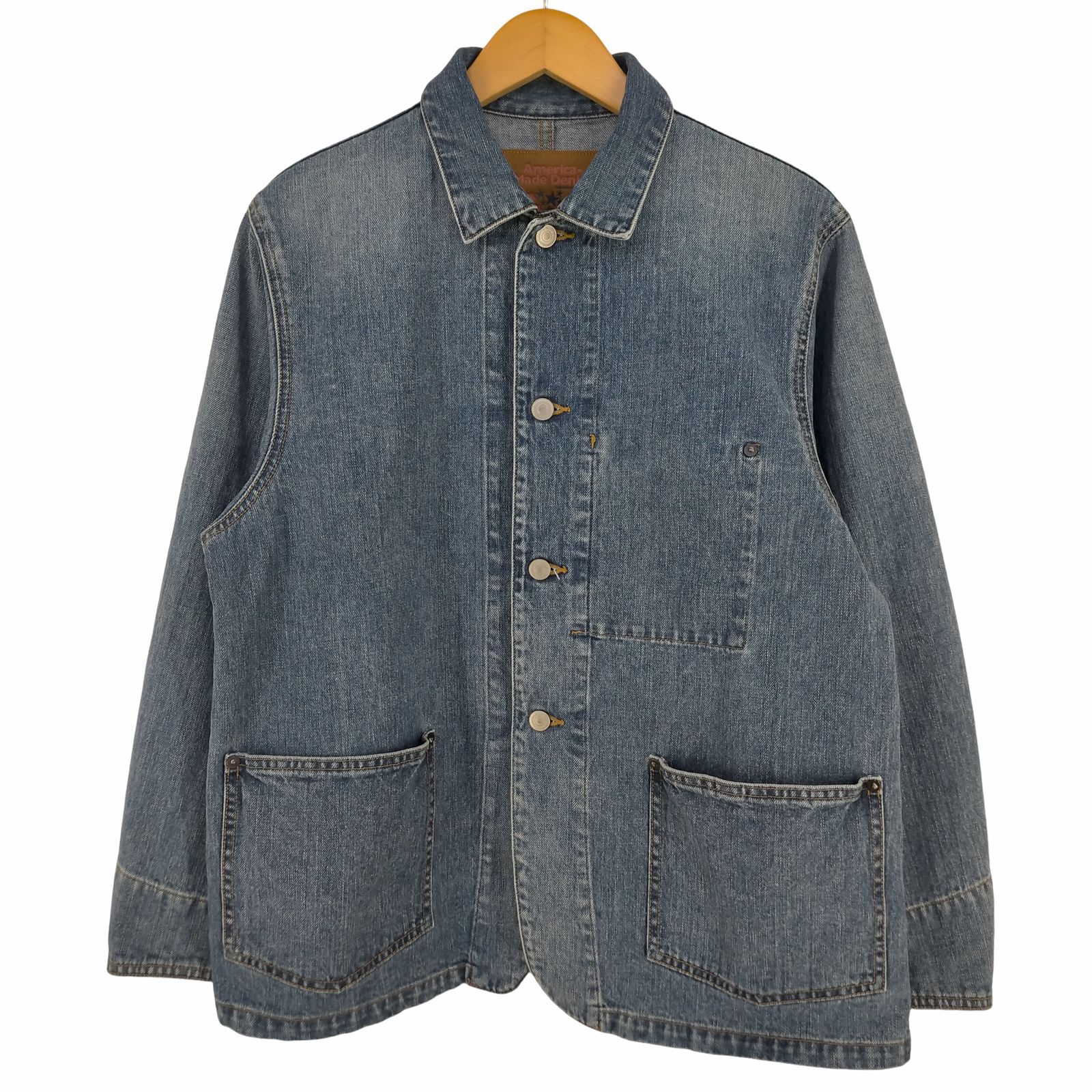 ジョンブル Johnbull MOTOR CITY デニムカバーオールジャケット メンズ