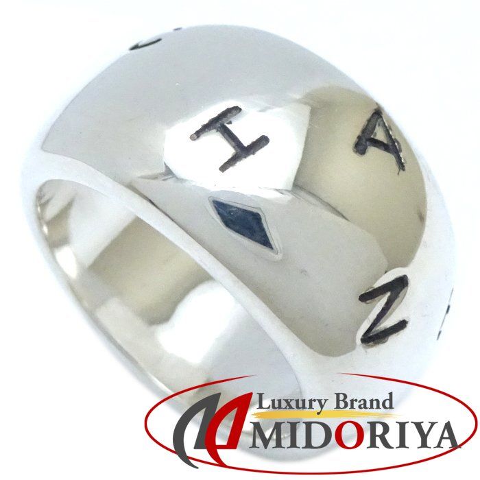 CHANEL シャネル ロゴ リング 指輪 13号 シルバー925/291683