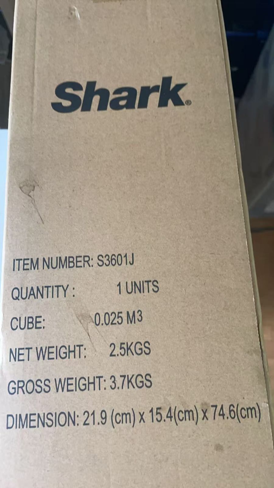 VShark シャーク スチームモップ S 3601 J