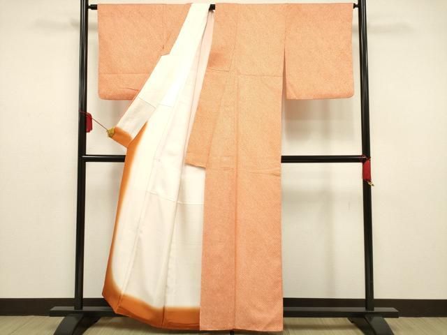 平和屋着物□大変加工の良い総絞り小紋 正絹 逸品 AAAU3144ay 平和屋