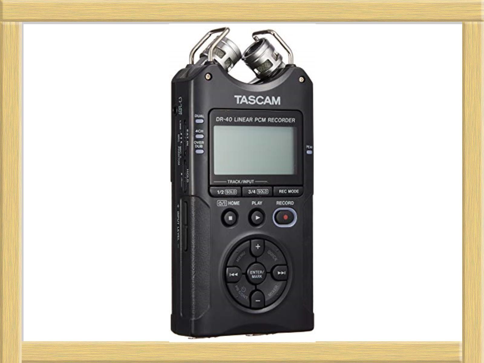 TASCAM リニアPCMレコーダー DR-40 VERSION2-J