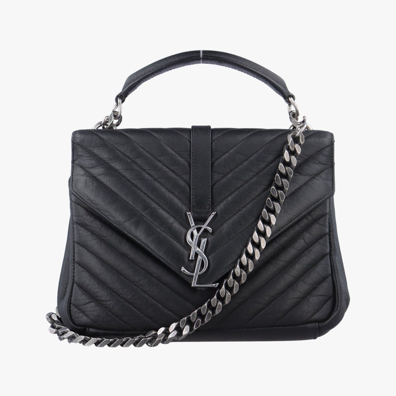 イヴサンローランYves Saint Laurentカレッジ ブラック レザー 428056 PMR428056.1016