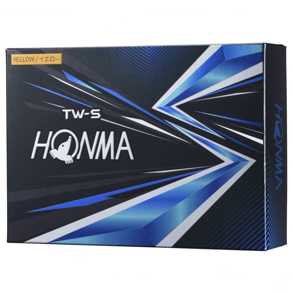 【人気】ホンマ ゴルフ ボール TW-X TW-S 2021 1ダース 12球入り ホワイト イエロー 3ピース ツアー系 スピン 飛距離 TOUR WORLD 本間 HONMA/TW-S_2021/イエロー