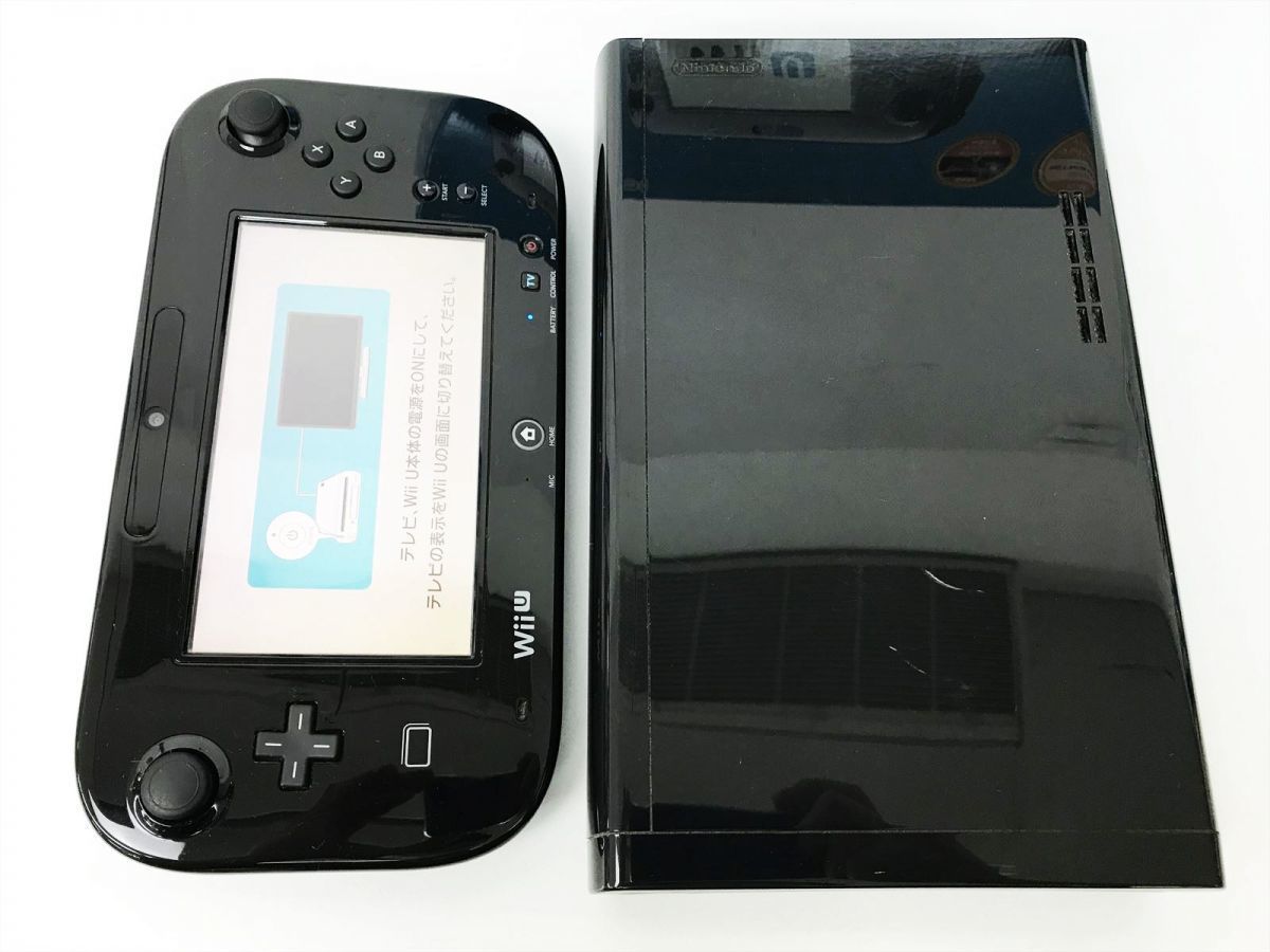 任天堂 WiiU 本体 プレミアムセット 32GB ブラック ニンテンドーWii U ...