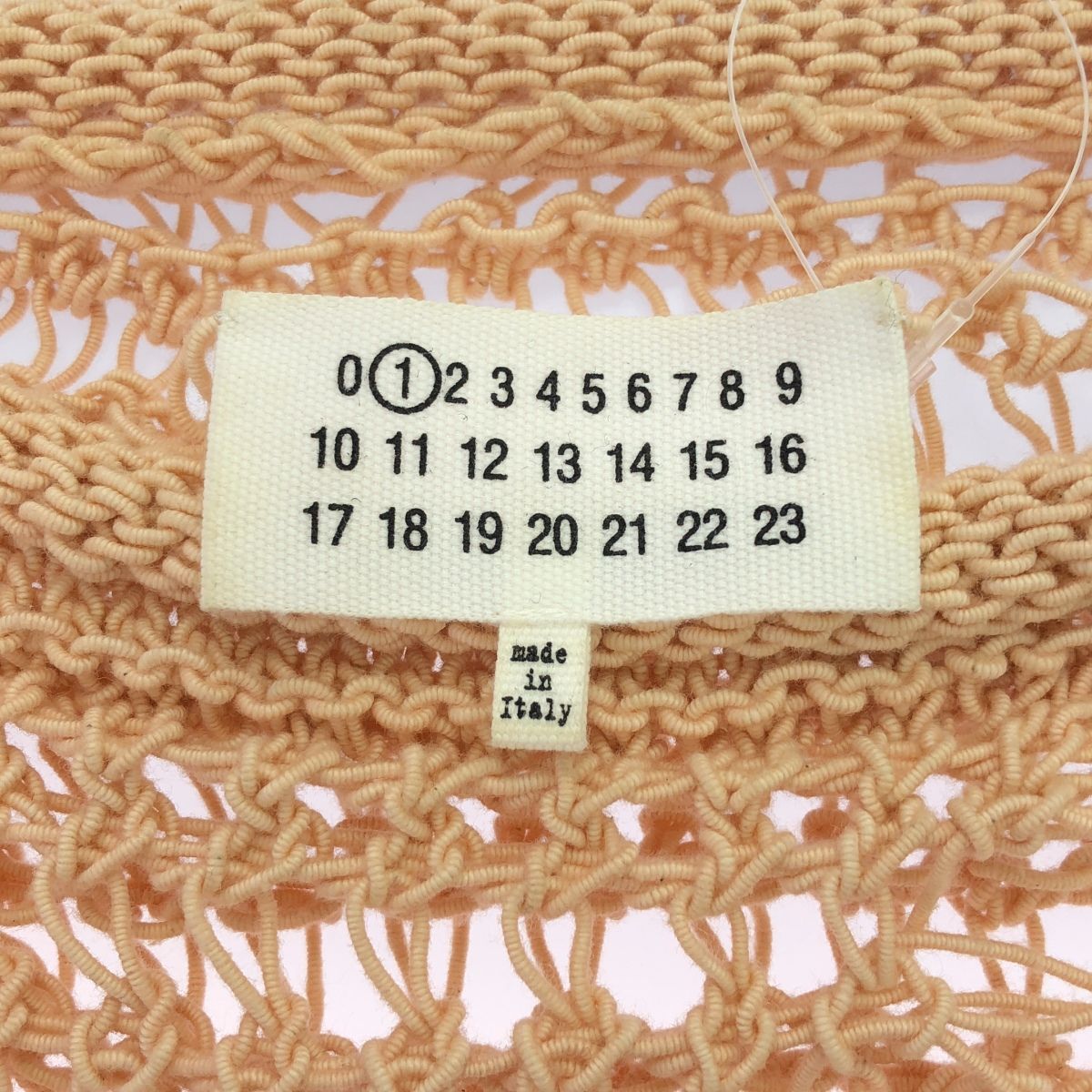 Maison Martin Margiela 1 メゾン マルタン マルジェラ 1 16SS アンラヴスルーニットセーター  ベージュ S ITQ8AW0RLBWK Maison Margiela（旧Maison Martin Margiela） - Maison Martin