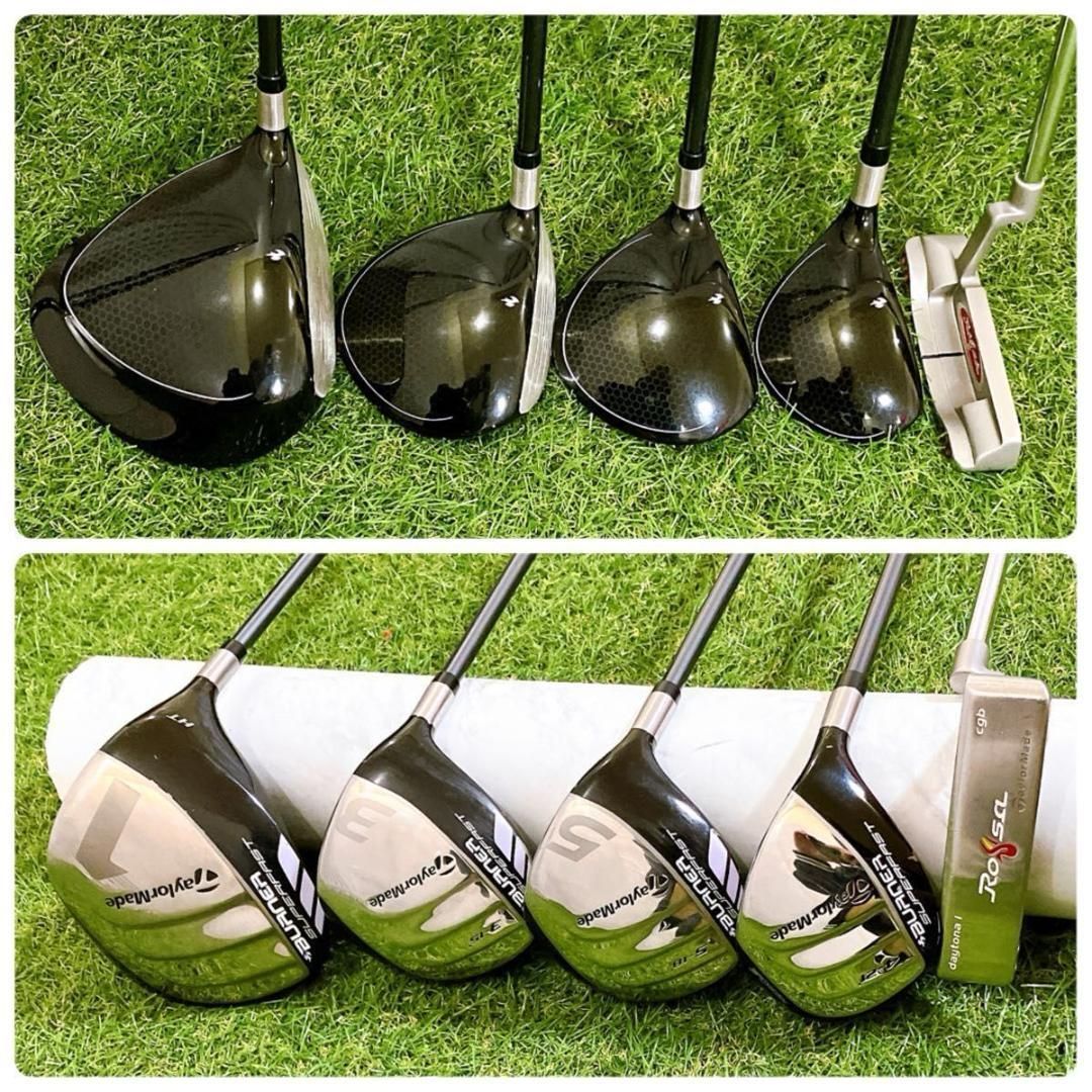 豪華12本 テーラーメイド バーナー レディースゴルフセット 初心者