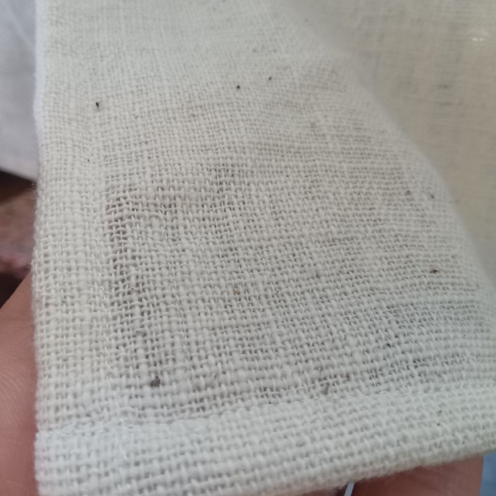 新作製品【100％品質保障】 のれん 手織り 生成り コットン 自然素材 玄関 部屋 仕切り 目隠し 和風 アジアン エスニック シンプル ナチュラル インテリア タイ製 手作り ハンドメイド