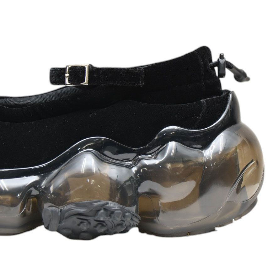 grounds グラウンズ MOOPIE PUMPS BLACK VELVET ムーピー