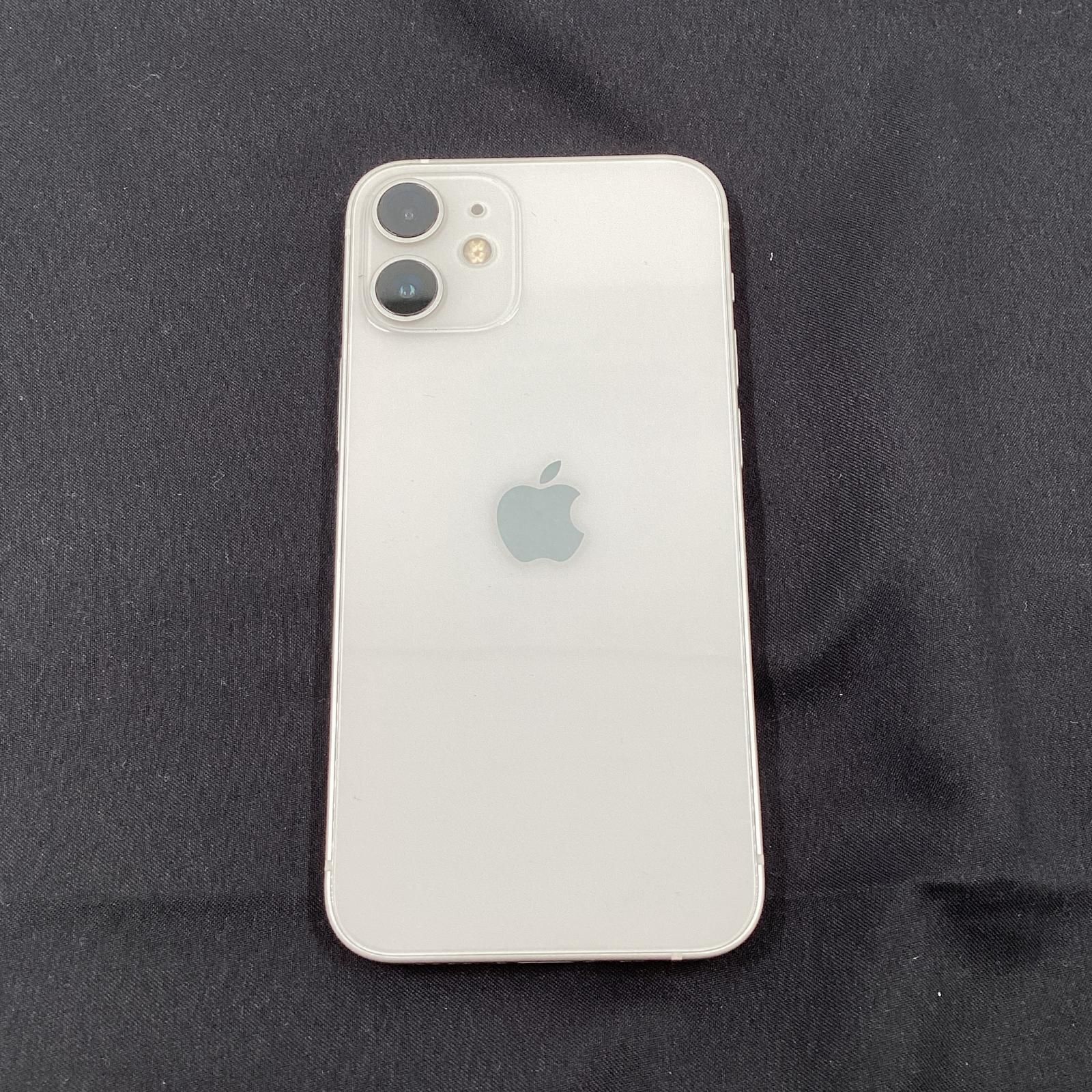【全額返金保証】【最速発送】Apple iPhone 12 mini 128GB Softbank SIMフリー ホワイト 超美品 動作確認済 100%