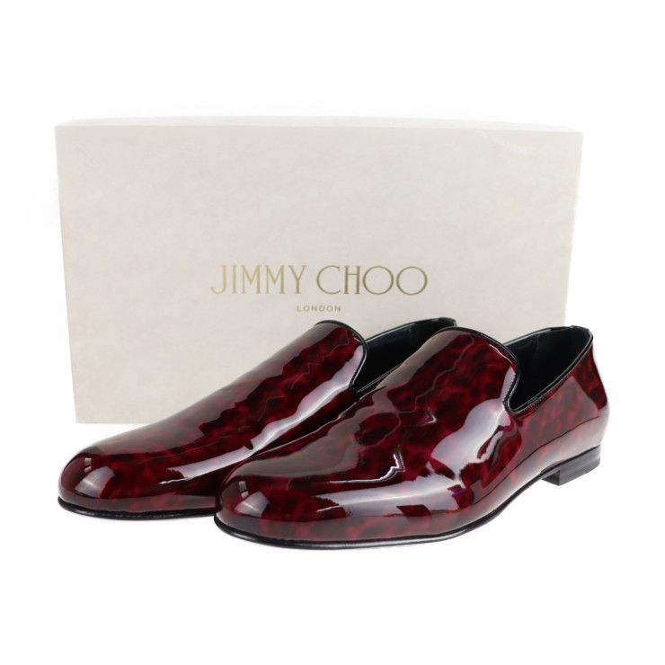 得価高評価JIMMY CHOO ジミーチュウ スリッポン 143SLOANE スリッポン/モカシン