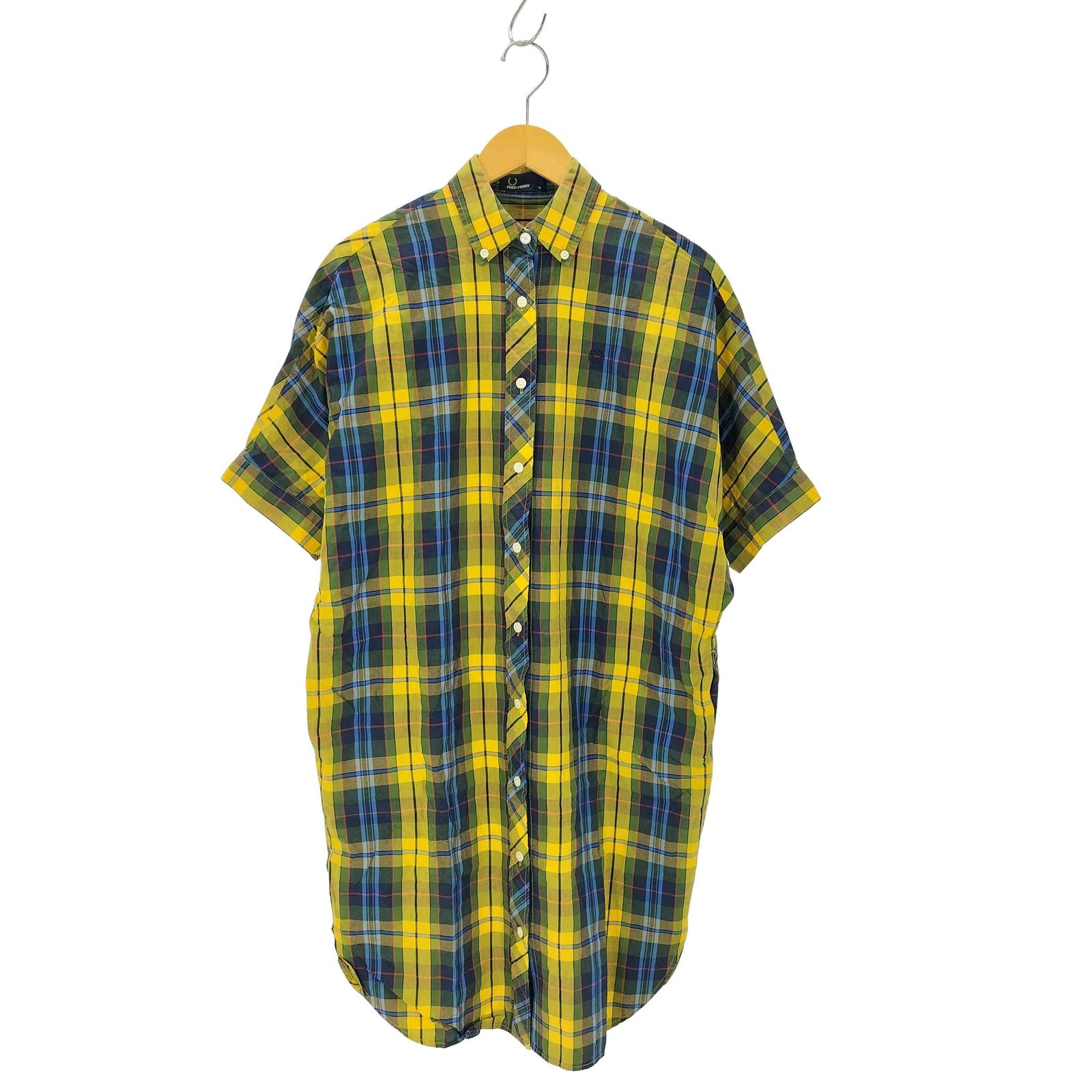 Check Shirt Dress(10 100：WHITE): | FRED PERRY JAPAN