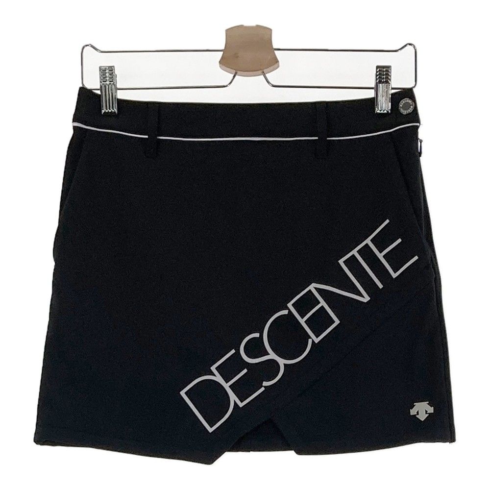 サイズ：S DESCENTE GOLF デサントゴルフ  ストレッチスカート 裏起毛  ブラック系 [240101449525] ゴルフウェア レディース ストスト サイズ：S DESCENTE GOLF デサントゴルフ ストレッチスカート 裏
