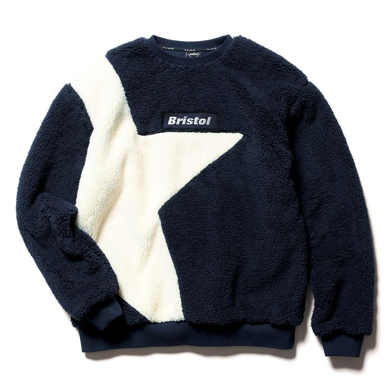 FCRB BOA FLEECE BIG STAR CREWNECK TOP スウェット FCRB-212027 