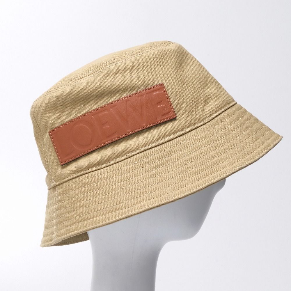 LOEWE ロエベ ハット サイズ59 Paula’s Ibiza ロゴ バケットハット 帽子 ブランド古着 20250424|RA4174