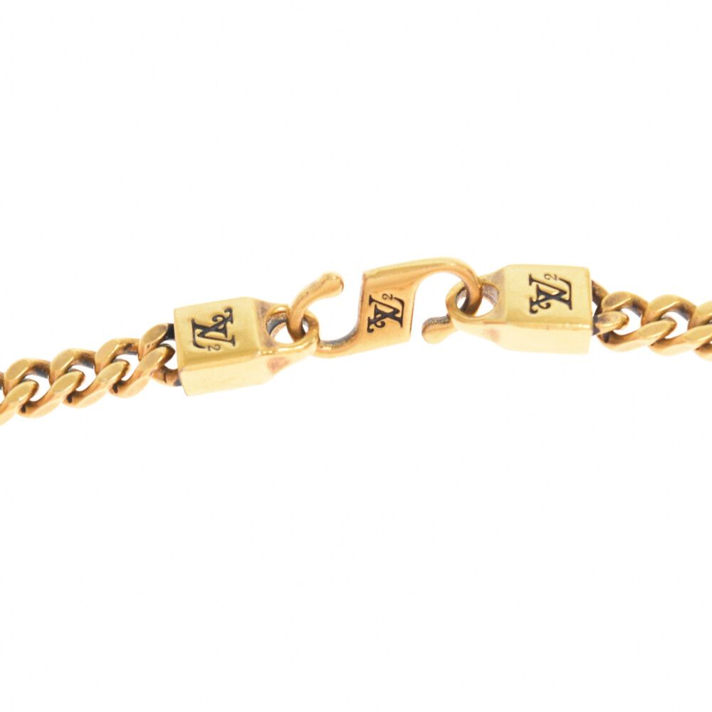 LOUIS VUITTON (ルイヴィトン) ×NIGO 20AW Collier Squared LV Gold
