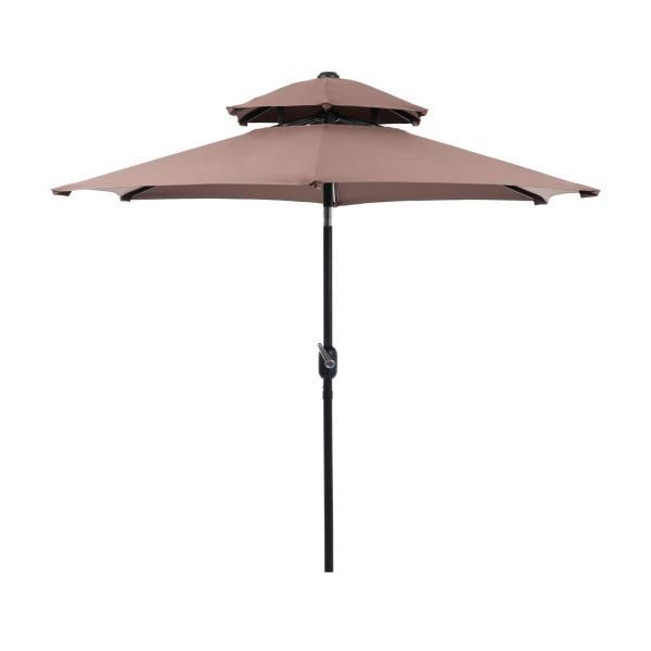 直径300cm 30+UPF紫外線 ガーデンパラソル 2層アルミ製 専用ベース付 Amazon.co.jp: ガーデンパラソル 直径300cm 30+UPF紫外線 対策角度調整