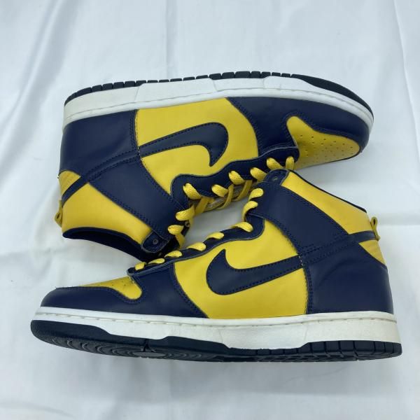 中古】NIKE 98年製 DUNK HIGH LE 28cm MIDNIGHT NAVY 630335-471