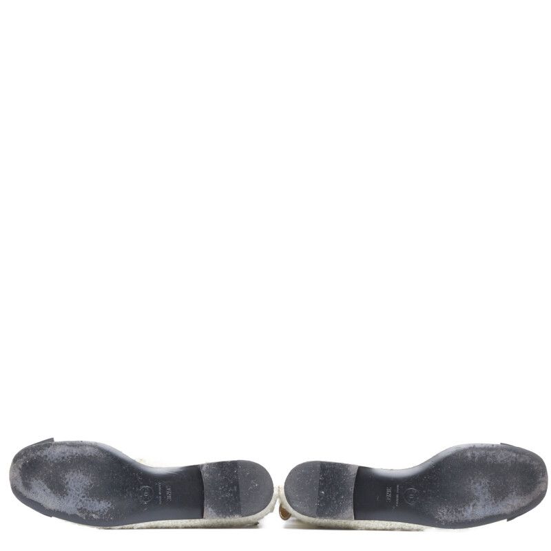 シャネル ツイード ココマーク カメリア チャーム ショートブーツ