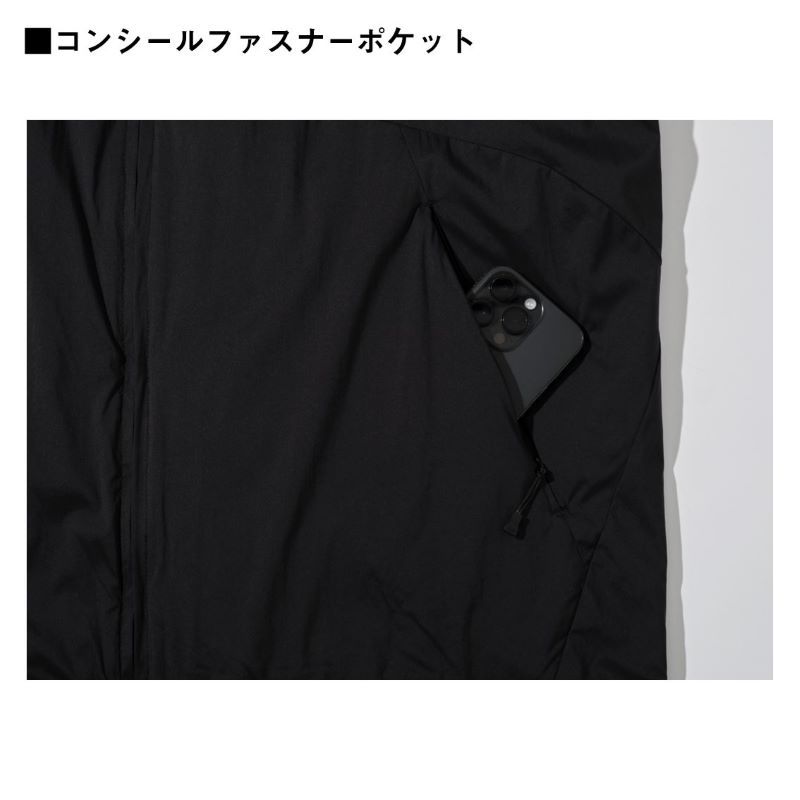  DJ 9025 パーテックス アクティブインサレーション ジャケット XL ブラック 磯竿 フィッシングジャケット ウェア